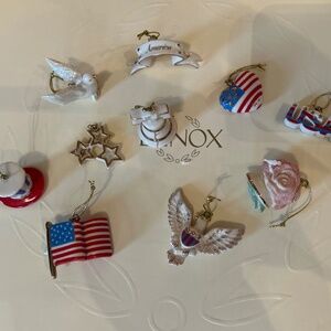 VERY RARE Lenox The Tree of Independence Ornaments 10 NWT